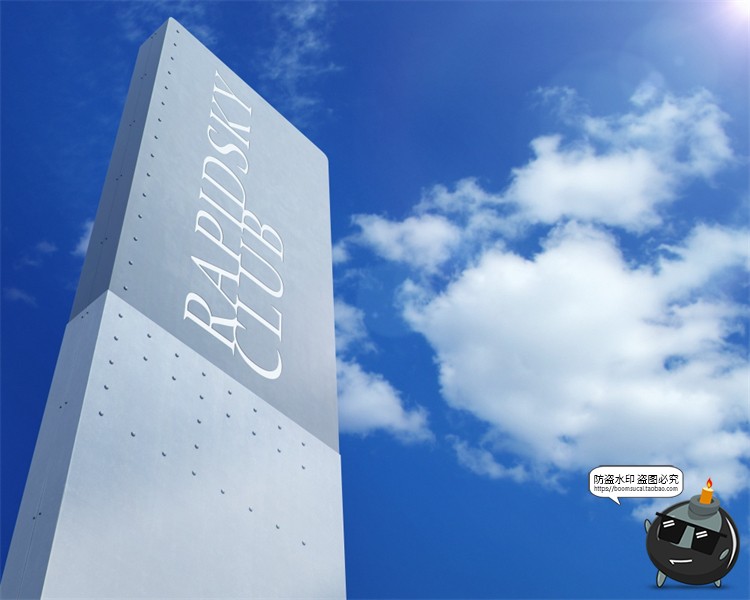 图片[5]-寻路户外标识牌导视牌路标指示牌方向牌地标牌样机PSD模板PS素材-设计猿