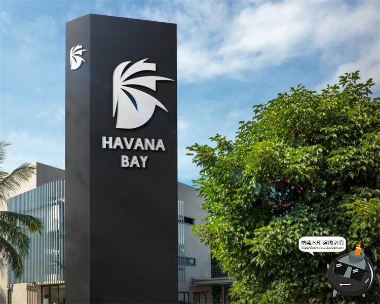 图片[7]-寻路户外标识牌导视牌路标指示牌方向牌地标牌样机PSD模板PS素材-设计猿