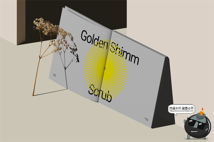 图片[8]-欧式极简冷淡风A4画册书本杂志书籍智能贴图样机PSD模板PS素材-设计猿