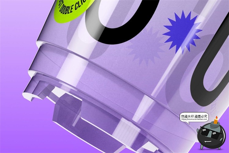 图片[4]-极简质感一次性透明塑料咖啡杯饮料杯外卖杯身PSD模板样机PS素材-设计猿