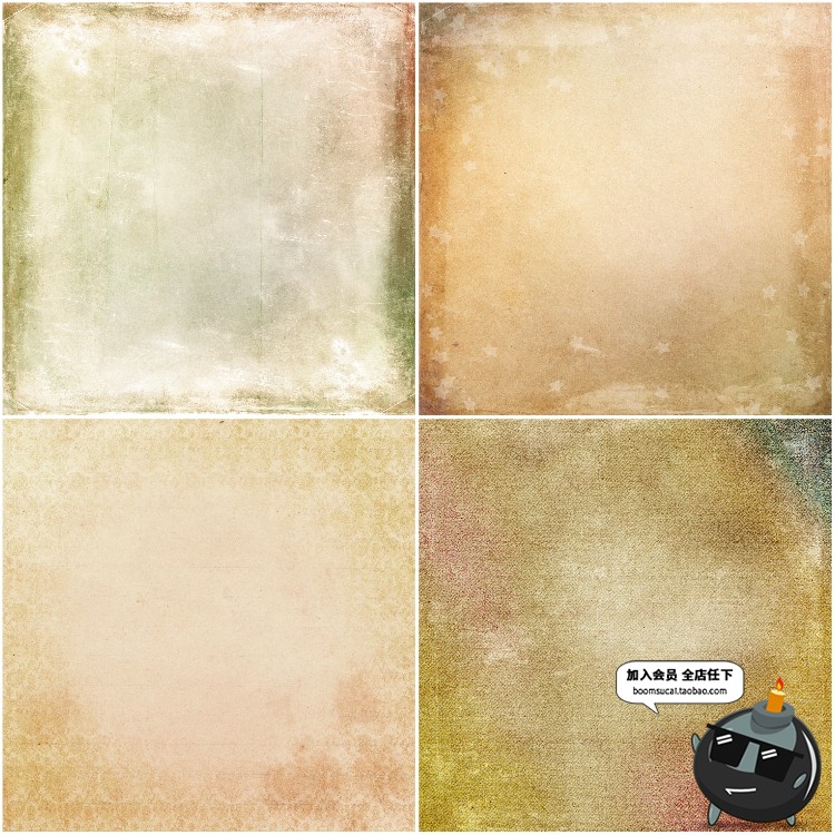 图片[2]-纯色渐变做旧斑驳复古材质背景图片JPG暖色冷色调PS底纹设计素材-设计猿