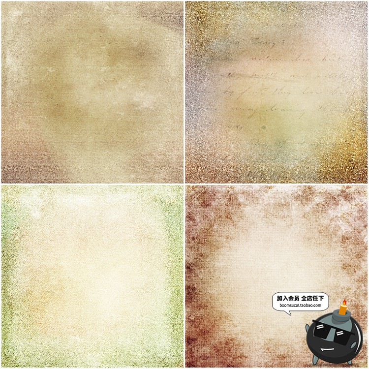 图片[3]-纯色渐变做旧斑驳复古材质背景图片JPG暖色冷色调PS底纹设计素材-设计猿