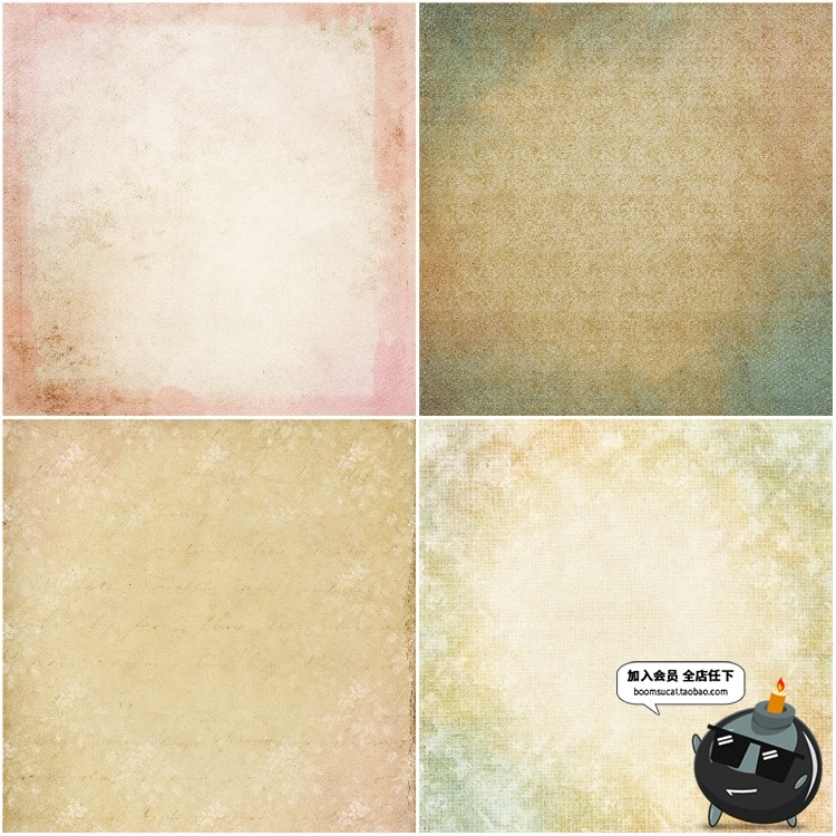 图片[5]-纯色渐变做旧斑驳复古材质背景图片JPG暖色冷色调PS底纹设计素材-设计猿