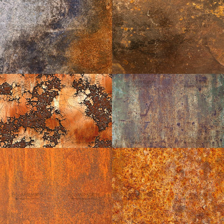 图片[2]-生锈腐蚀做旧铁锈粗糙锈迹金属表皮材质纹理贴图清晰JPG图片素材-设计猿