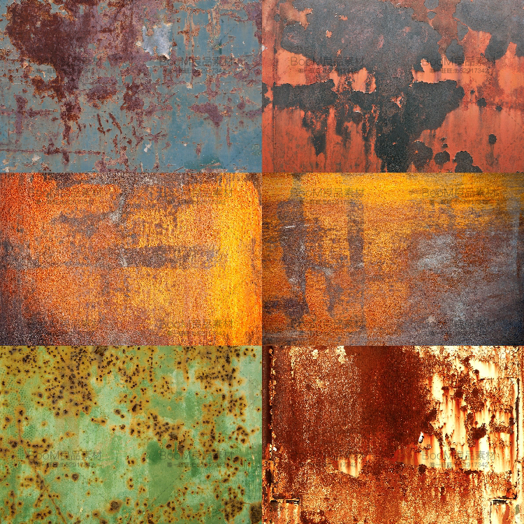图片[3]-生锈腐蚀做旧铁锈粗糙锈迹金属表皮材质纹理贴图清晰JPG图片素材-设计猿