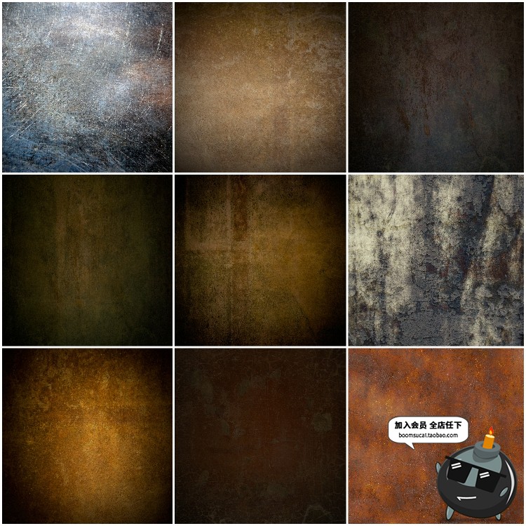 图片[7]-生锈腐蚀做旧铁锈粗糙锈迹金属表皮材质纹理贴图清晰JPG图片素材-设计猿