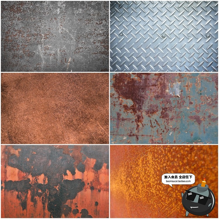 图片[17]-生锈腐蚀做旧铁锈粗糙锈迹金属表皮材质纹理贴图清晰JPG图片素材-设计猿