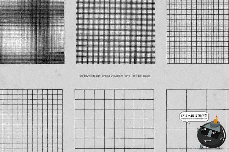 图片[5]-复古网格扭曲故障格子定位线条背景纹理PNG免抠AI矢量JPG图片素材-设计猿