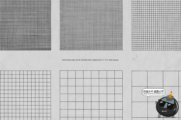 图片[8]-复古网格扭曲故障格子定位线条背景纹理PNG免抠AI矢量JPG图片素材-设计猿