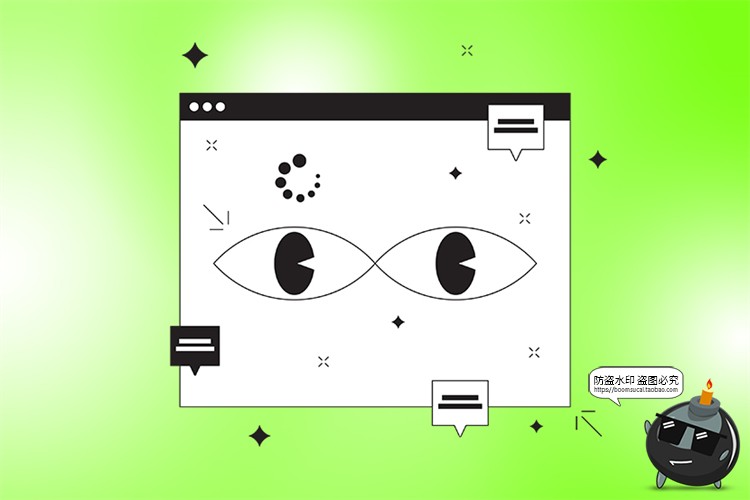 图片[3]-网页草图卡片网站UI原型图手绘线稿手稿创意插图插画AI矢量素材-设计猿