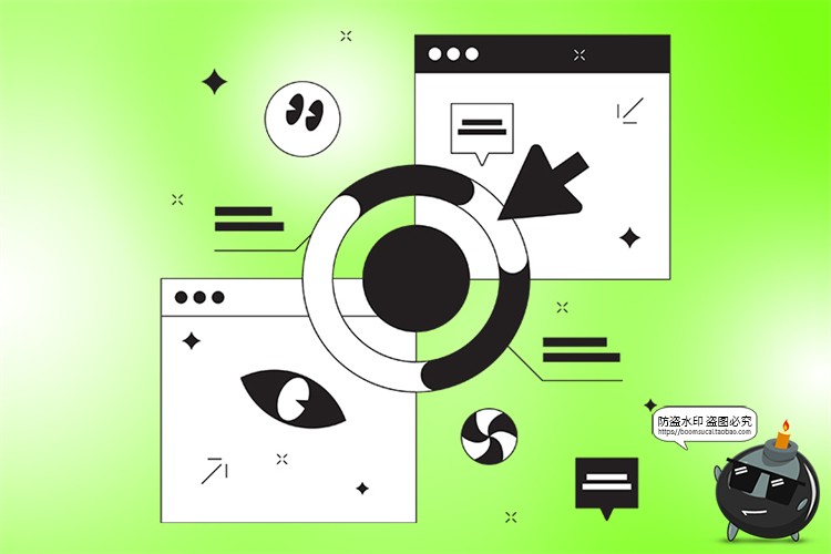 图片[9]-网页草图卡片网站UI原型图手绘线稿手稿创意插图插画AI矢量素材-设计猿