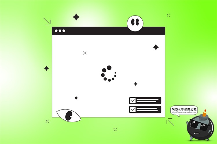 图片[11]-网页草图卡片网站UI原型图手绘线稿手稿创意插图插画AI矢量素材-设计猿