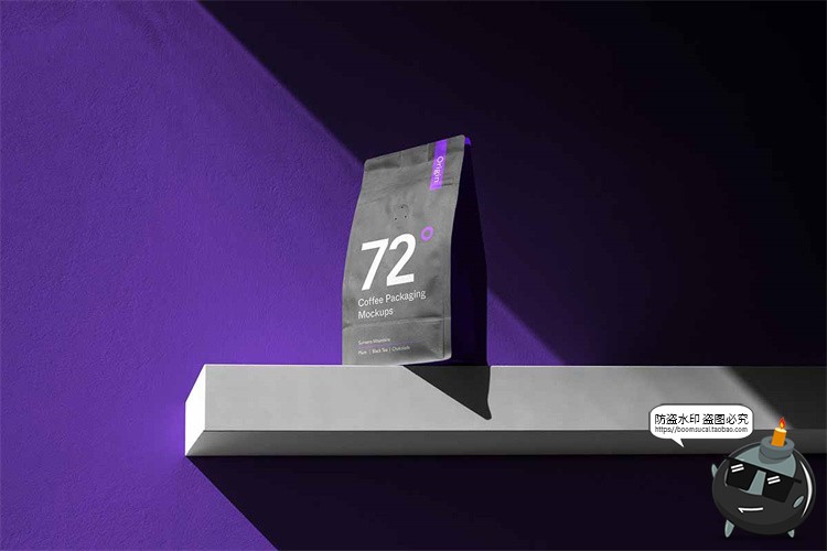 图片[2]-咖啡店铺VI提案包装咖啡豆纸杯手写单PSD模板智能贴图样机素材-设计猿
