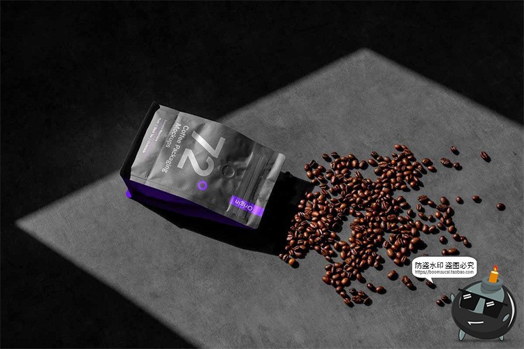 图片[4]-咖啡店铺VI提案包装咖啡豆纸杯手写单PSD模板智能贴图样机素材-设计猿