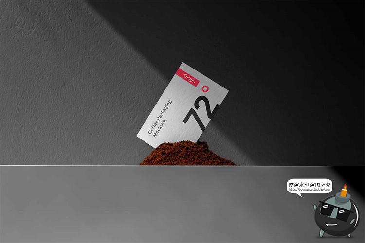 图片[7]-咖啡店铺VI提案包装咖啡豆纸杯手写单PSD模板智能贴图样机素材-设计猿