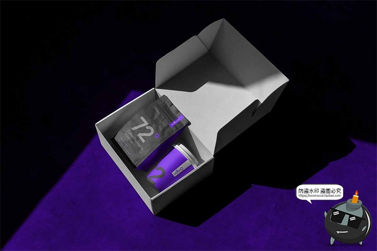 图片[10]-咖啡店铺VI提案包装咖啡豆纸杯手写单PSD模板智能贴图样机素材-设计猿