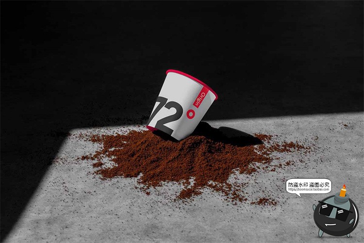 图片[12]-咖啡店铺VI提案包装咖啡豆纸杯手写单PSD模板智能贴图样机素材-设计猿