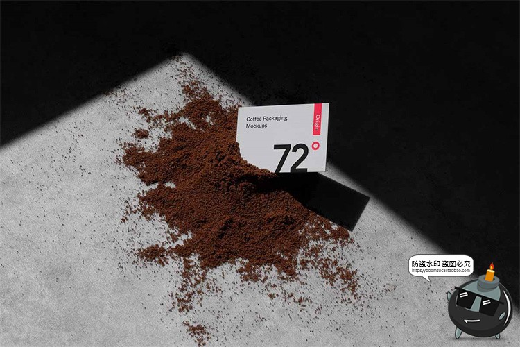 图片[13]-咖啡店铺VI提案包装咖啡豆纸杯手写单PSD模板智能贴图样机素材-设计猿