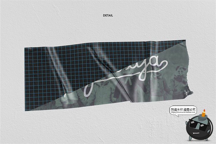 图片[10]-胶带胶布贴纸撕开一节一截效果图展示智能贴图样机PSD模板PS素材-设计猿