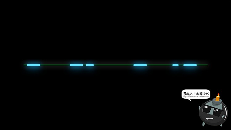 图片[4]-赛博HUD霓虹发光科幻科技风未来箭头锁链分隔符线条装饰​PSD素材-设计猿