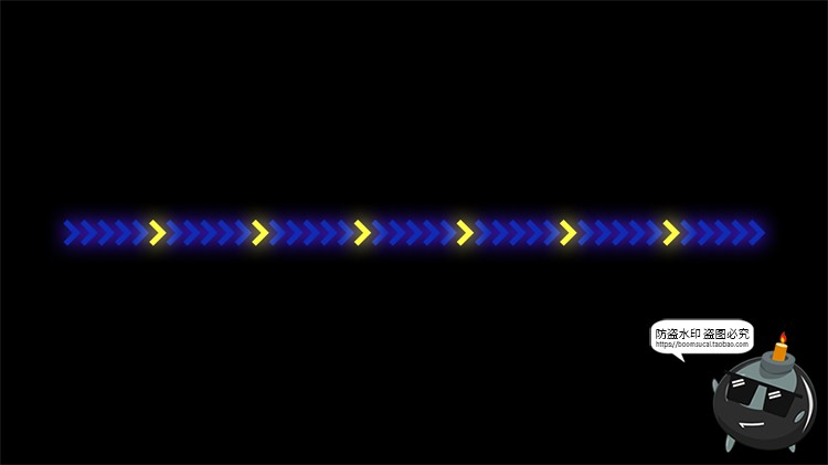 图片[12]-赛博HUD霓虹发光科幻科技风未来箭头锁链分隔符线条装饰​PSD素材-设计猿