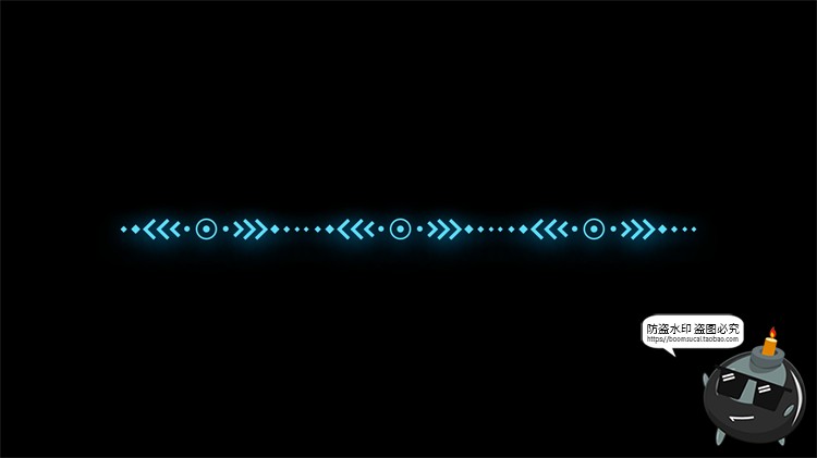 图片[22]-赛博HUD霓虹发光科幻科技风未来箭头锁链分隔符线条装饰​PSD素材-设计猿