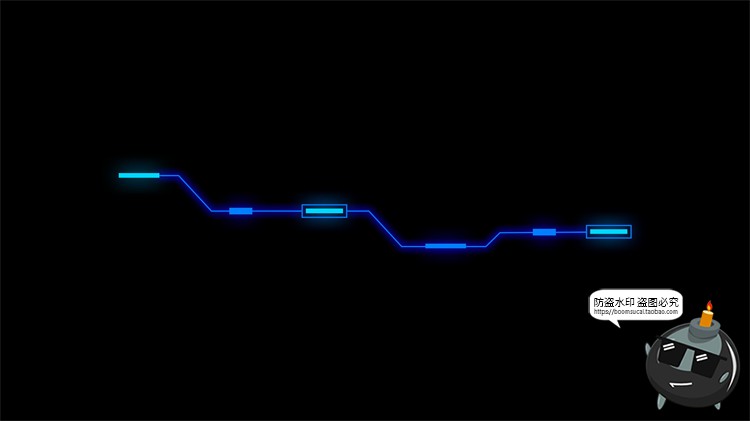 图片[30]-赛博HUD霓虹发光科幻科技风未来箭头锁链分隔符线条装饰​PSD素材-设计猿