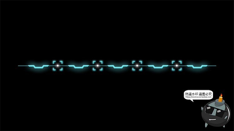 图片[36]-赛博HUD霓虹发光科幻科技风未来箭头锁链分隔符线条装饰​PSD素材-设计猿