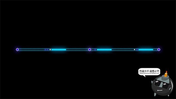 图片[41]-赛博HUD霓虹发光科幻科技风未来箭头锁链分隔符线条装饰​PSD素材-设计猿