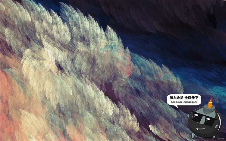 图片[8]-天空翻滚浓郁云涌灾难来临恐怖油彩画高清图片JPG背景PS设计素材-设计猿