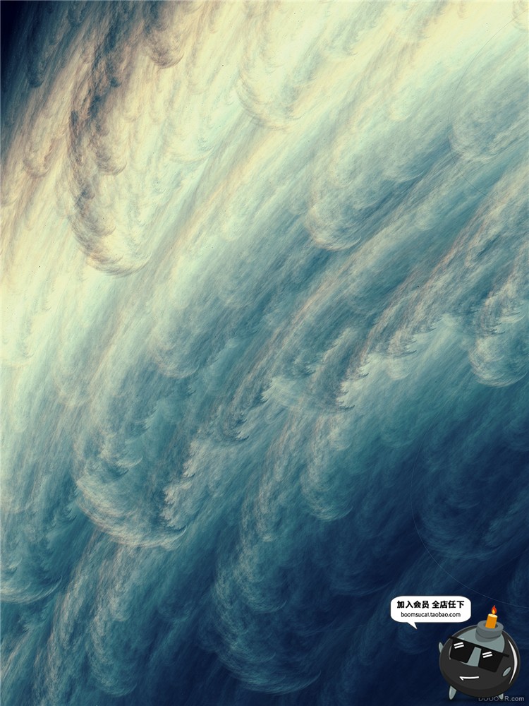 图片[15]-天空翻滚浓郁云涌灾难来临恐怖油彩画高清图片JPG背景PS设计素材-设计猿