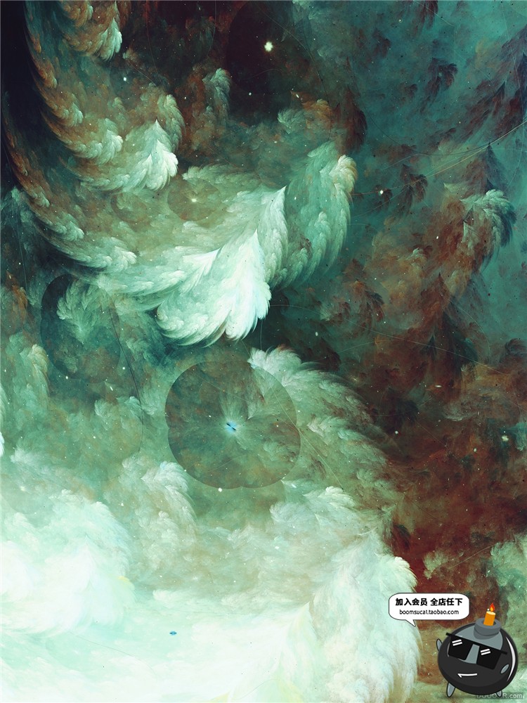 图片[18]-天空翻滚浓郁云涌灾难来临恐怖油彩画高清图片JPG背景PS设计素材-设计猿