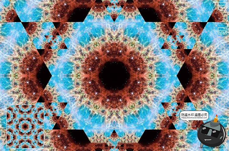 图片[7]-迷幻纹理眩晕晕眩奇幻未来科幻万花筒无缝拼接图案JPG图片素材-设计猿