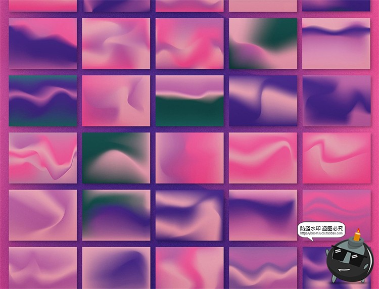 图片[4]-迷幻渐变抽象艺术颗粒模糊潮流海报背景底纹PNG免抠图AI矢量素材-设计猿