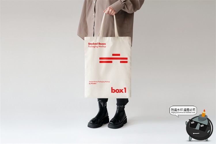 图片[6]-时尚品牌活动延展胸牌纸袋卡片胶带VI样机贴图分层PSD模板PS素材-设计猿