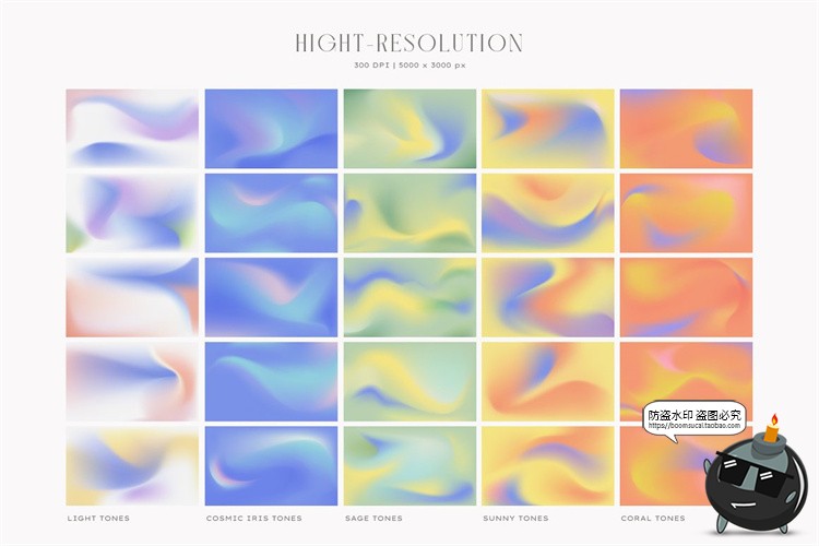 图片[2]-噪点风渐变颗粒纹理海报包装底纹材质肌理纹理背景JPG图片素材-设计猿