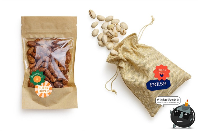 图片[5]-新复古标签集卡通港式水果花卉装饰AI矢量PNG免抠贴纸元素素材-设计猿