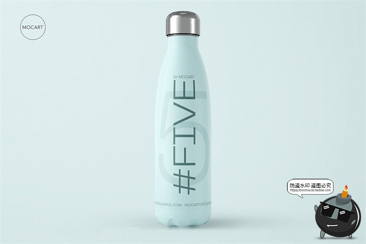 图片[5]-不锈钢保温杯便携运动水壶文创包装贴图展示效果图PSD样机PS素材-设计猿