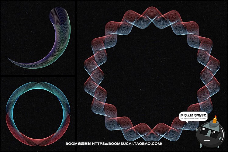 图片[10]-现代抽象艺术网格扭曲渐变线条线性背景底纹AI矢量PNG免抠图素材-设计猿