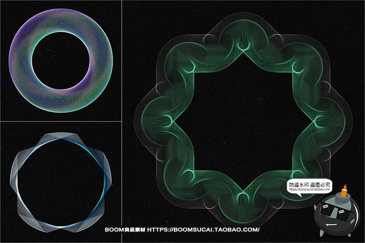 图片[11]-现代抽象艺术网格扭曲渐变线条线性背景底纹AI矢量PNG免抠图素材-设计猿