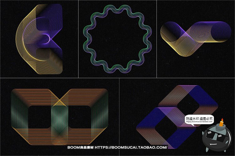 图片[13]-现代抽象艺术网格扭曲渐变线条线性背景底纹AI矢量PNG免抠图素材-设计猿