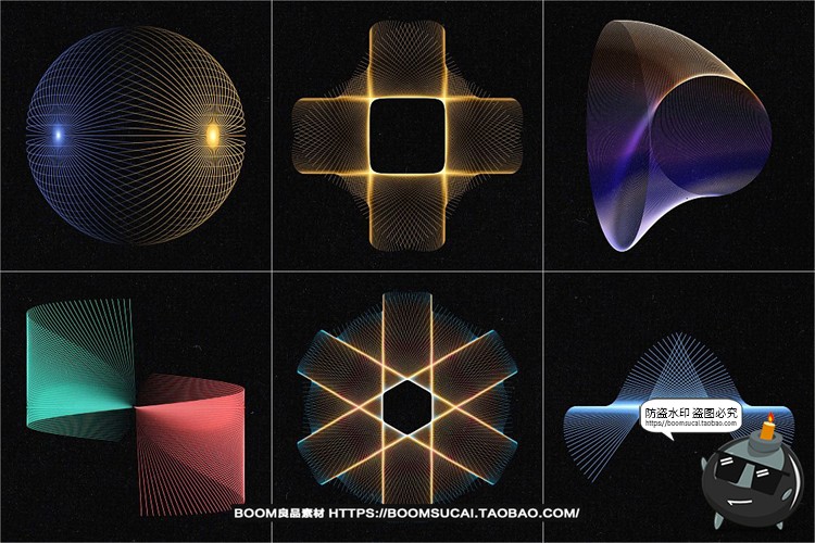 图片[14]-现代抽象艺术网格扭曲渐变线条线性背景底纹AI矢量PNG免抠图素材-设计猿