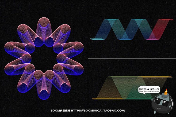 图片[15]-现代抽象艺术网格扭曲渐变线条线性背景底纹AI矢量PNG免抠图素材-设计猿