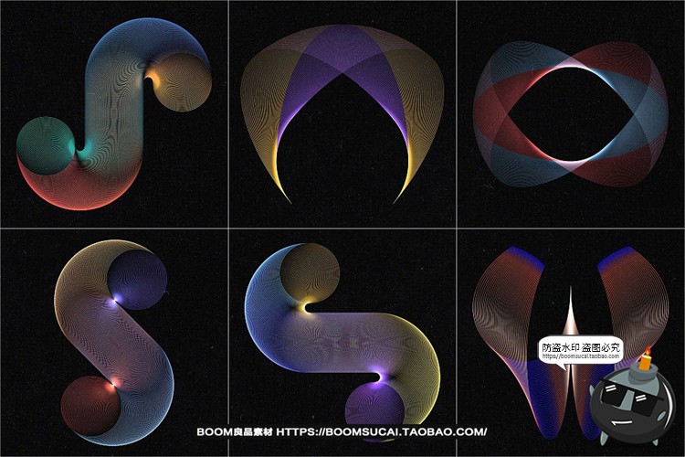 图片[20]-现代抽象艺术网格扭曲渐变线条线性背景底纹AI矢量PNG免抠图素材-设计猿