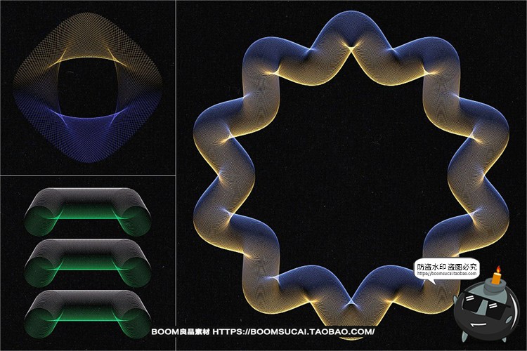 图片[21]-现代抽象艺术网格扭曲渐变线条线性背景底纹AI矢量PNG免抠图素材-设计猿