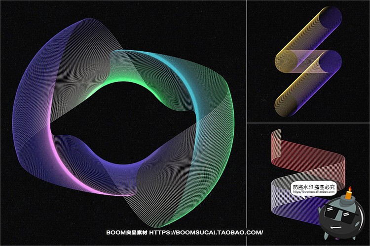 图片[23]-现代抽象艺术网格扭曲渐变线条线性背景底纹AI矢量PNG免抠图素材-设计猿