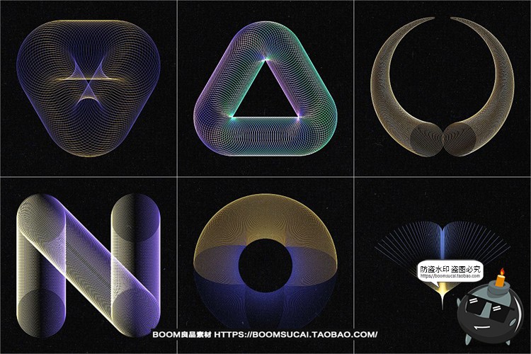 图片[24]-现代抽象艺术网格扭曲渐变线条线性背景底纹AI矢量PNG免抠图素材-设计猿