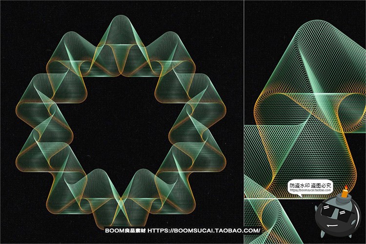 图片[26]-现代抽象艺术网格扭曲渐变线条线性背景底纹AI矢量PNG免抠图素材-设计猿