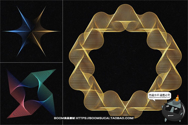 图片[27]-现代抽象艺术网格扭曲渐变线条线性背景底纹AI矢量PNG免抠图素材-设计猿