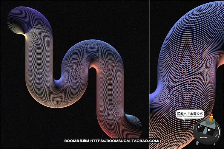 图片[28]-现代抽象艺术网格扭曲渐变线条线性背景底纹AI矢量PNG免抠图素材-设计猿